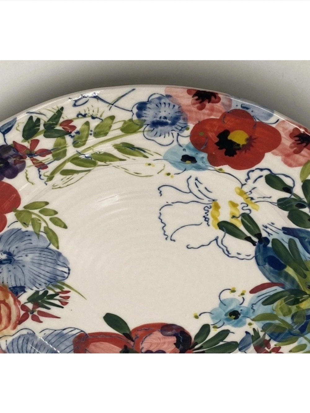 Anthro Sissinghurst Castle Estudio Flores Dinner Plate NEW - Picture 3 of 9